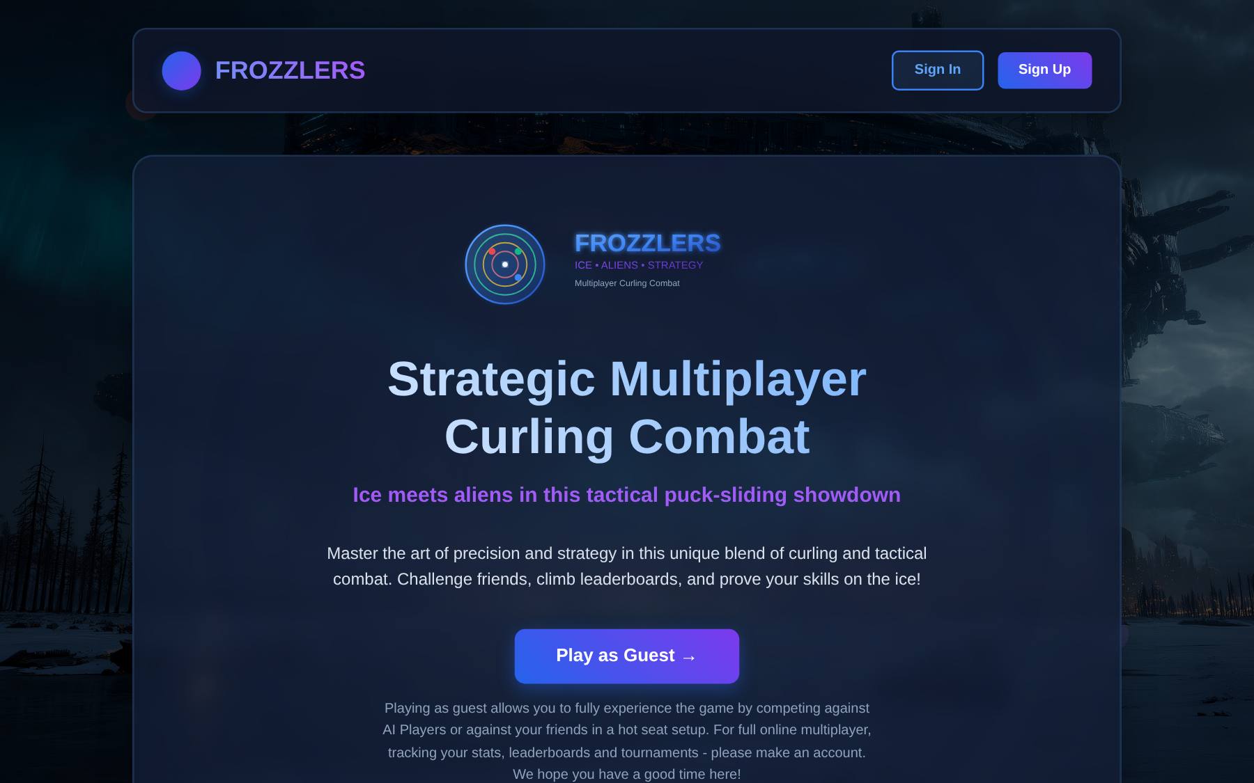 The Frozzlers website
