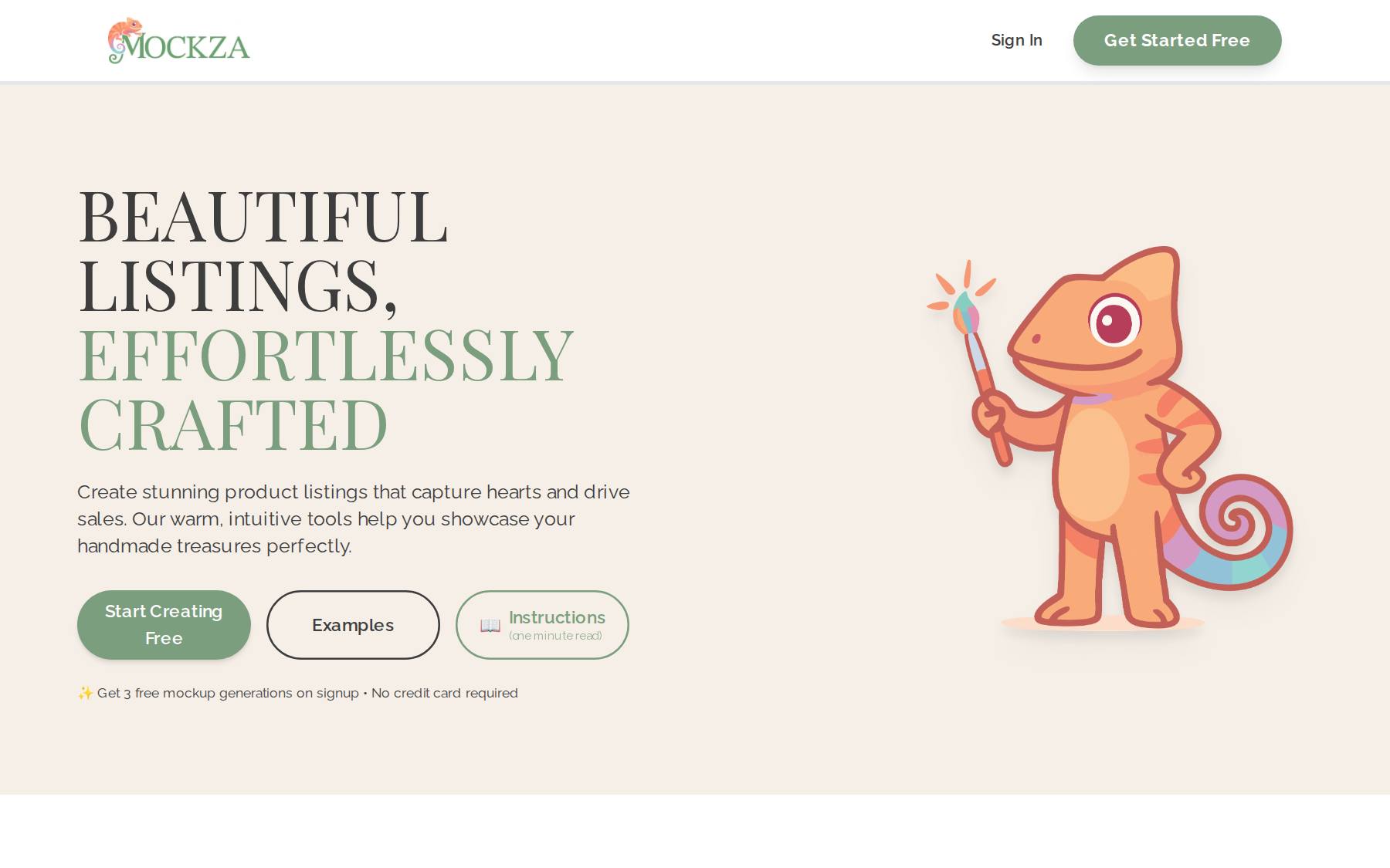 The Mockza website